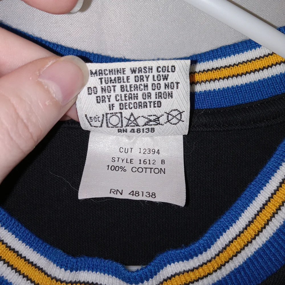 Vintage St. Louis Blues Hockey Goalie  T-Shirt Men’s Size “XL” 90s Fits Like M/L - Picture 7 of 11